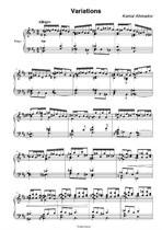 Variations  for piano